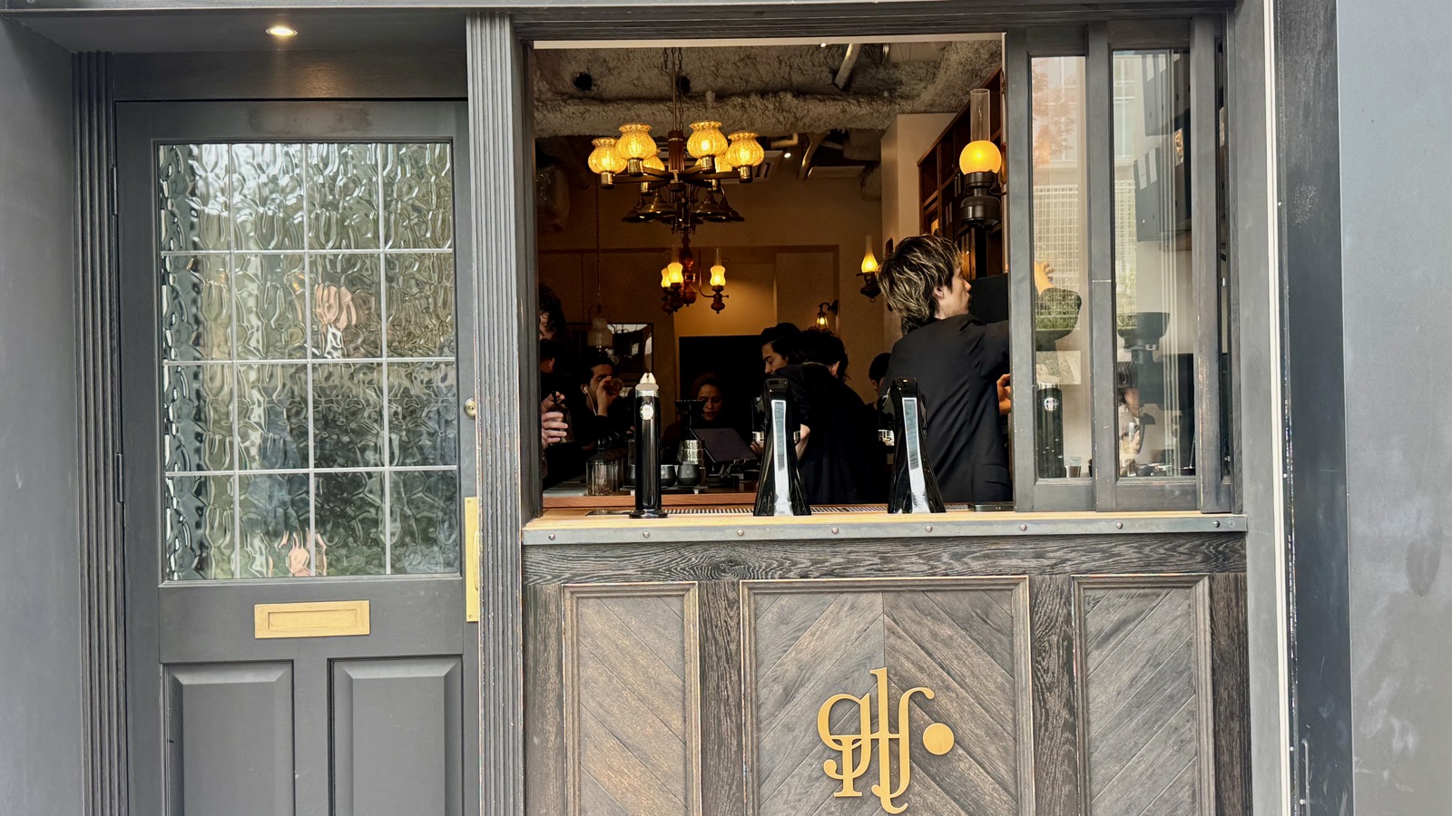 Glitch Coffee storefront in Ginza