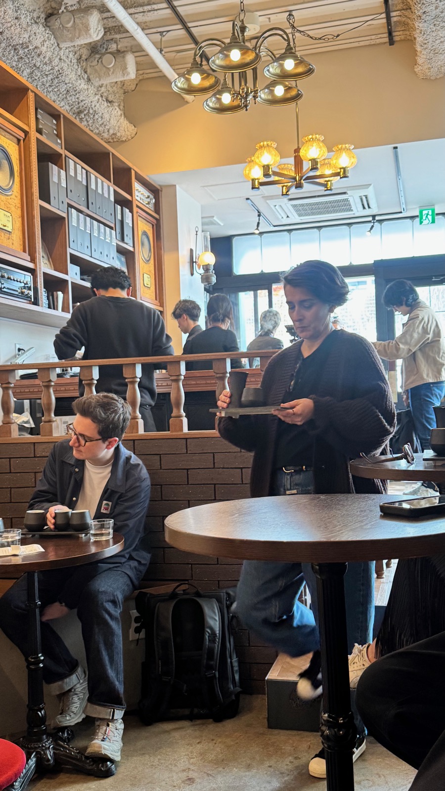 Natalia inside Glitch Coffee