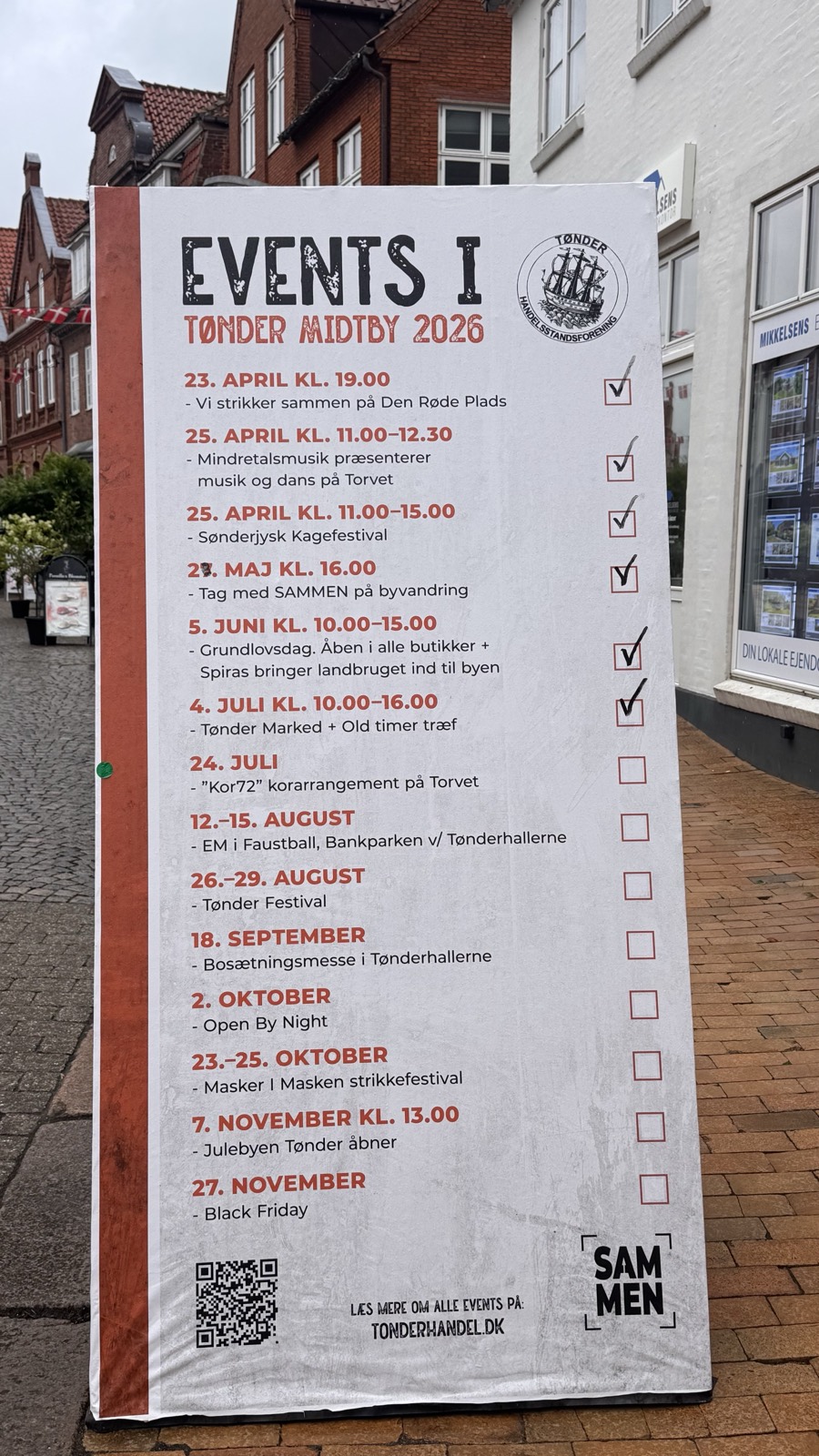 Events i Toender Midtby 2026 board